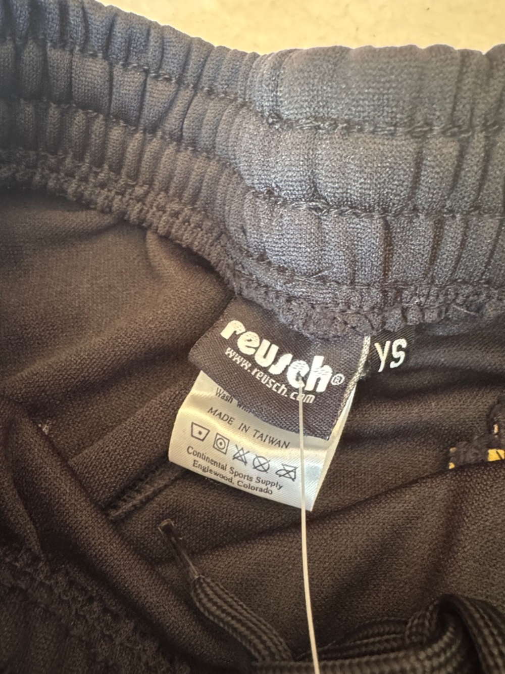 Reusch Goalkeeper Pants Womens YS‎ Black Padded Soccer GK NWT - Picture 6 of 12